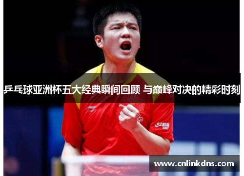 乒乓球亚洲杯五大经典瞬间回顾 与巅峰对决的精彩时刻